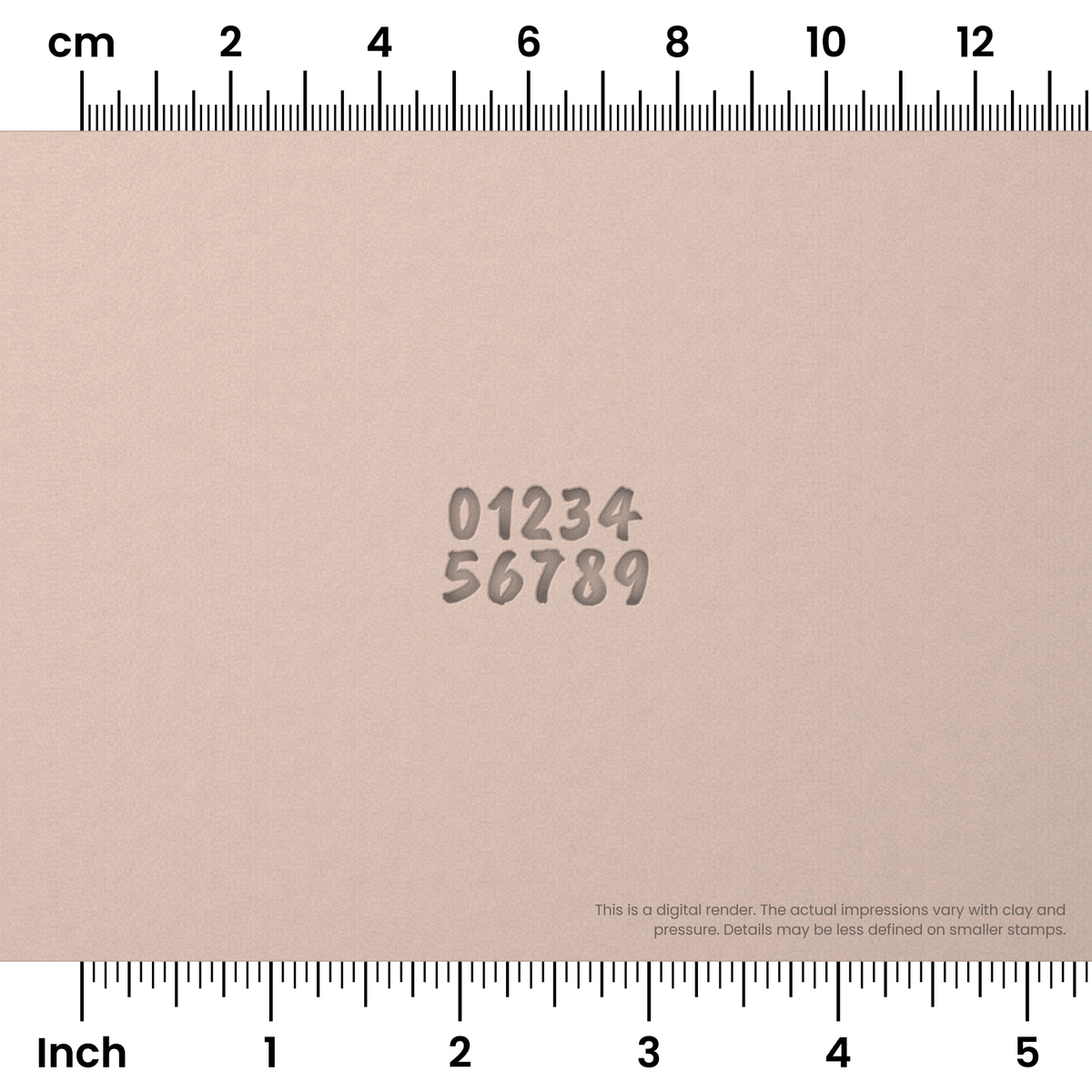 Caveat Brush | Number Stamp Sets - Ceramind® Tools