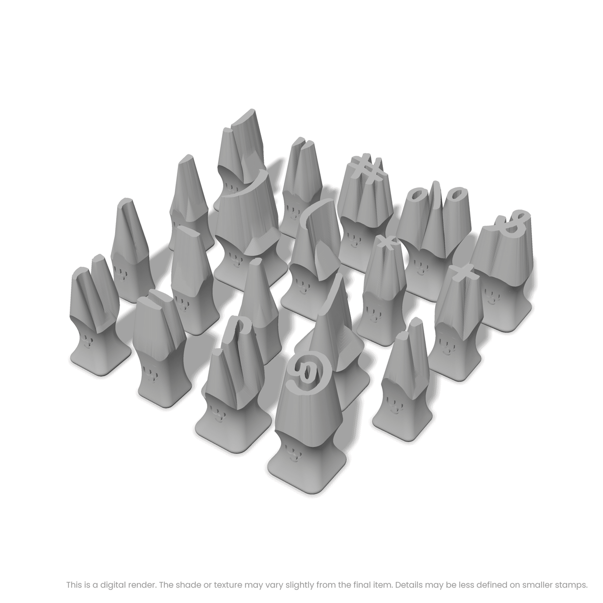 Caveat Brush | Symbol Stamp Sets - Ceramind® Tools