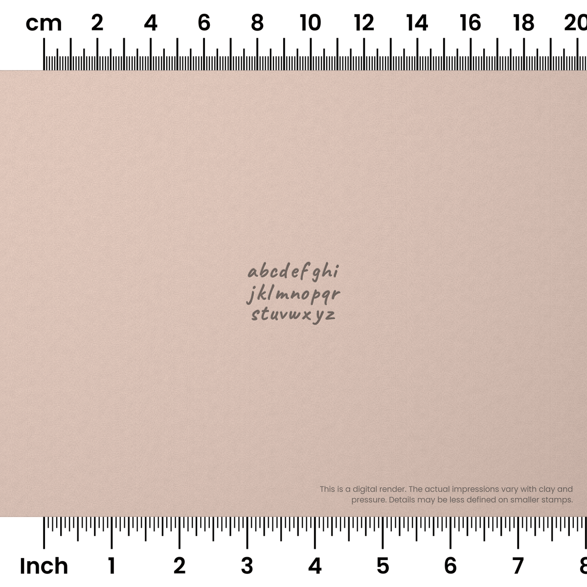 Caveat | Lowercase | Alphabet Stamp Sets - Ceramind® Tools