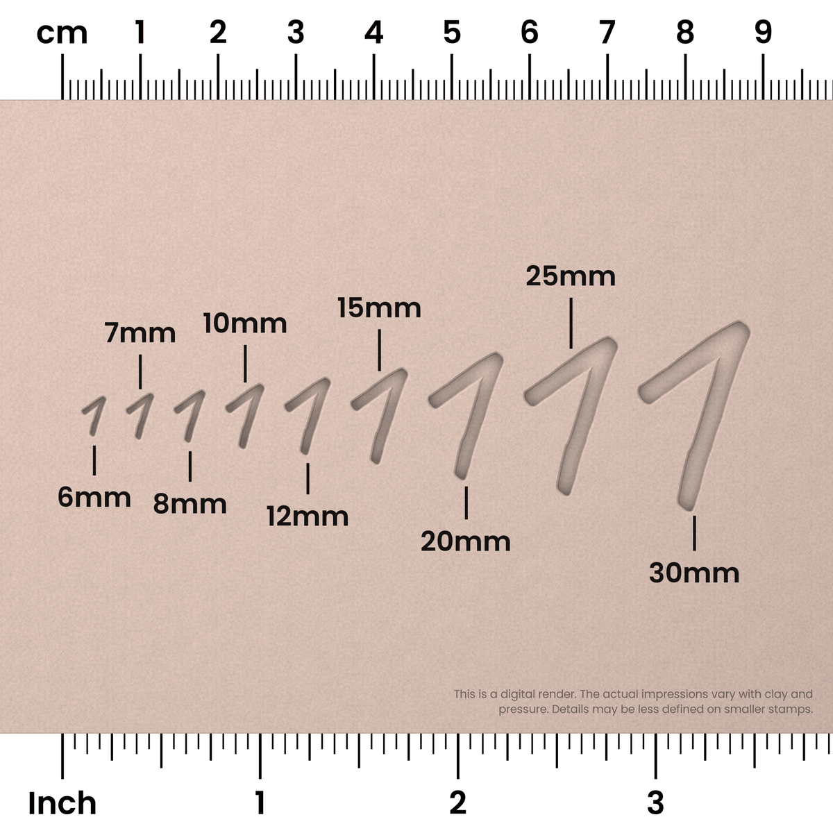 Caveat | Number Stamp Sets - Ceramind® Tools