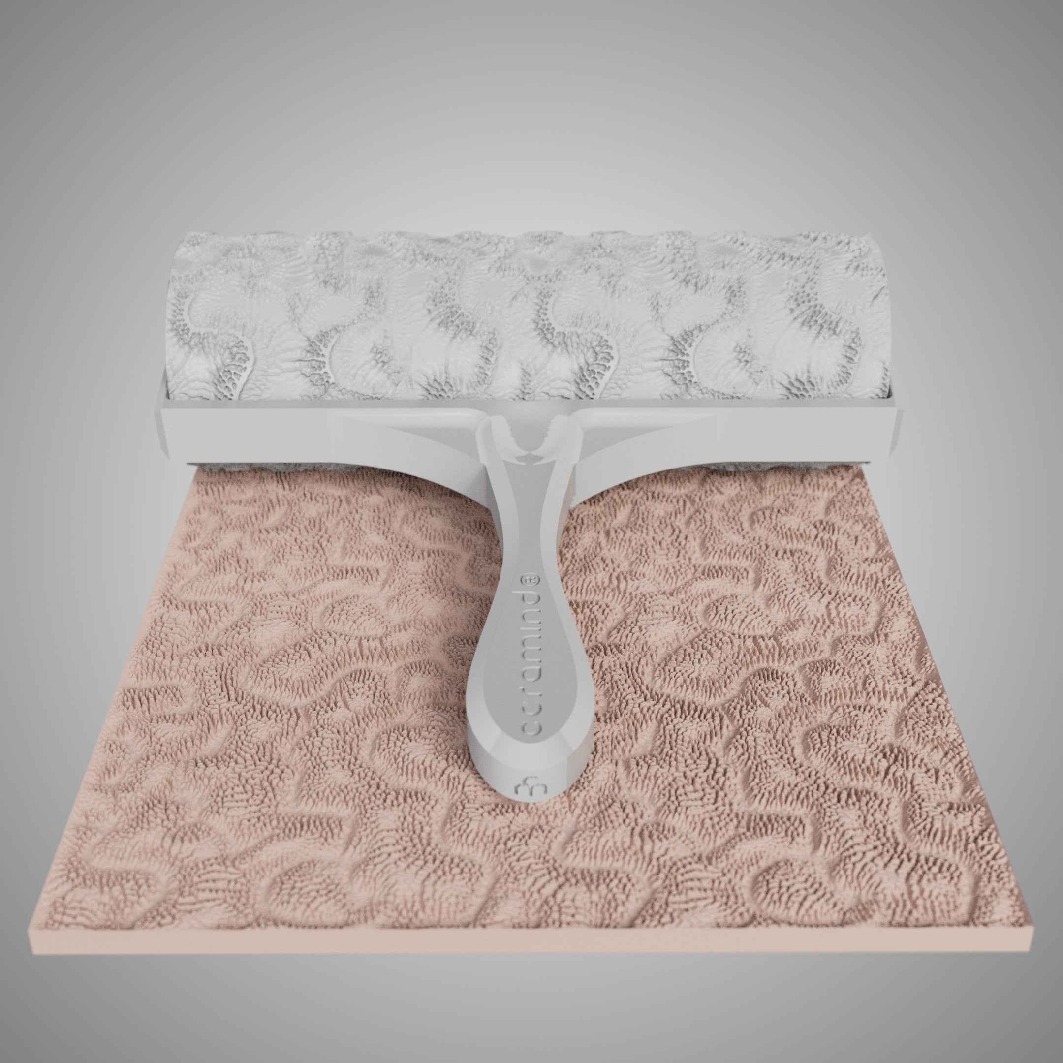 Clay Texture Roller - Coral Texture - Variation 01 - Ceramind® Tools