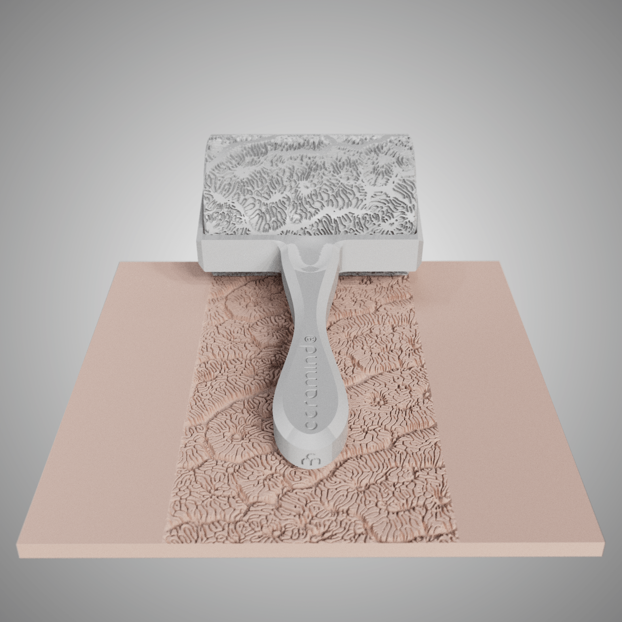 Clay Texture Roller - Coral Texture - Variation 03 - Ceramind® Tools