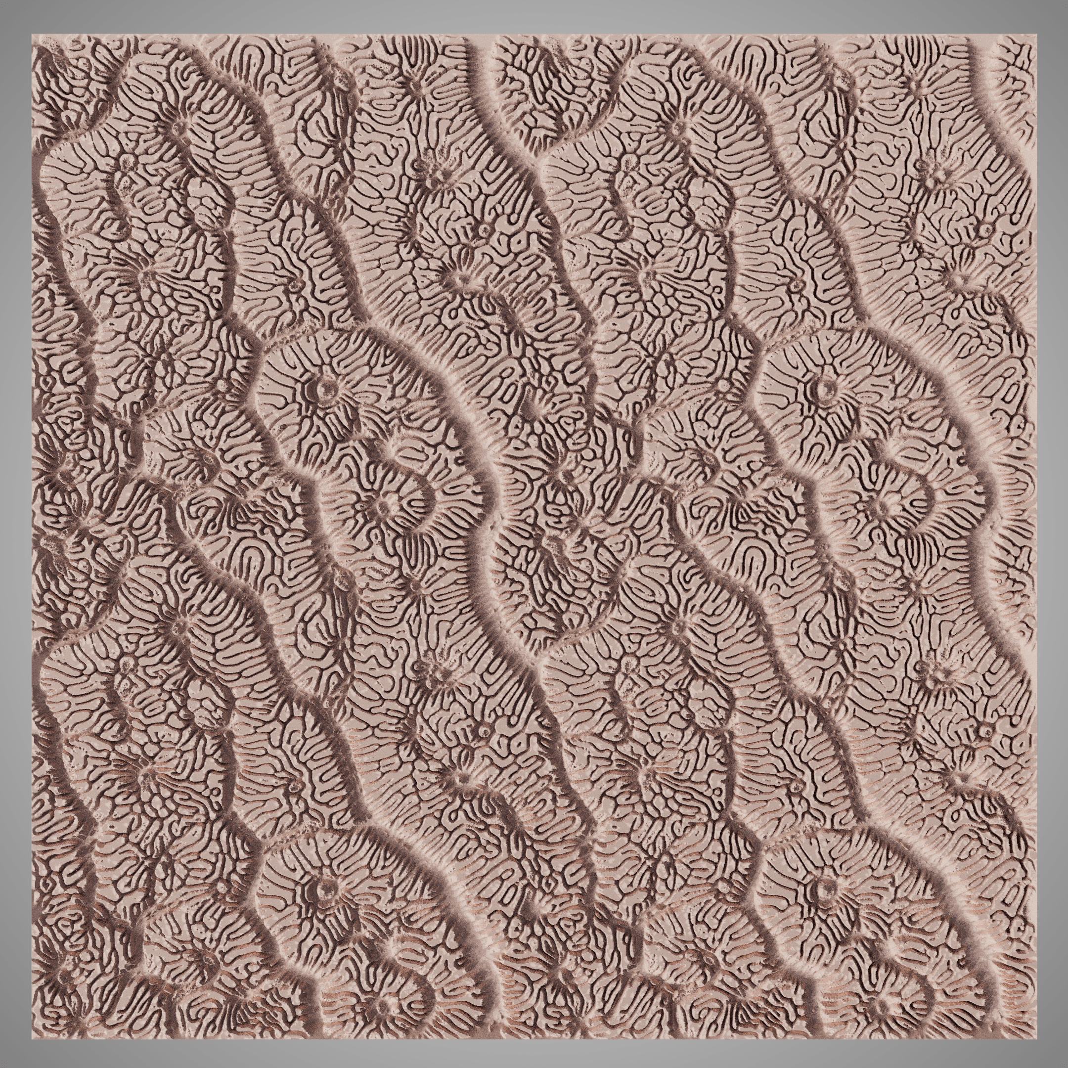 Clay Texture Roller - Coral Texture - Variation 03 - Ceramind® Tools