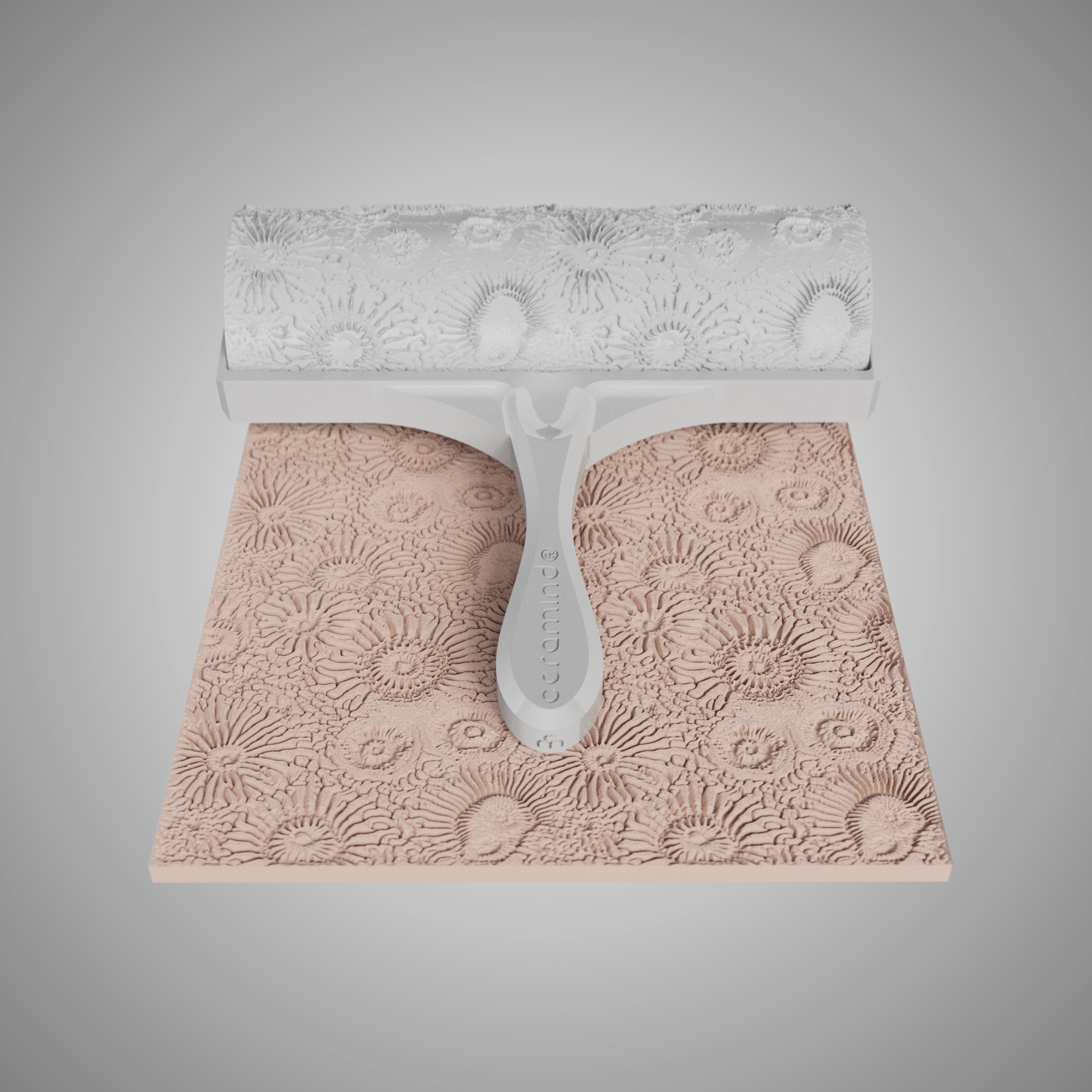 Clay Texture Roller - Coral Texture - Variation 04 - Ceramind® Tools