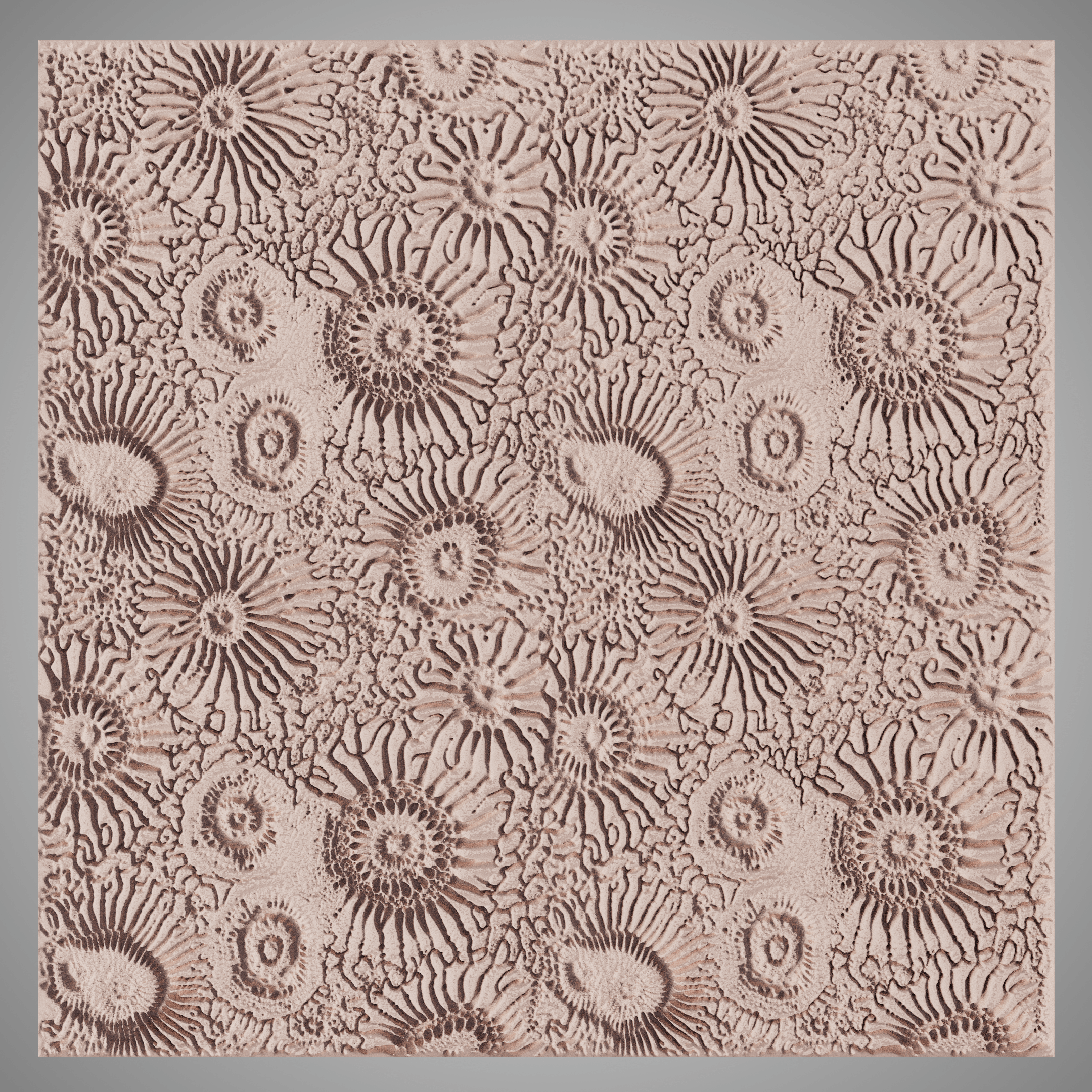 Clay Texture Roller - Coral Texture - Variation 04 - Ceramind® Tools