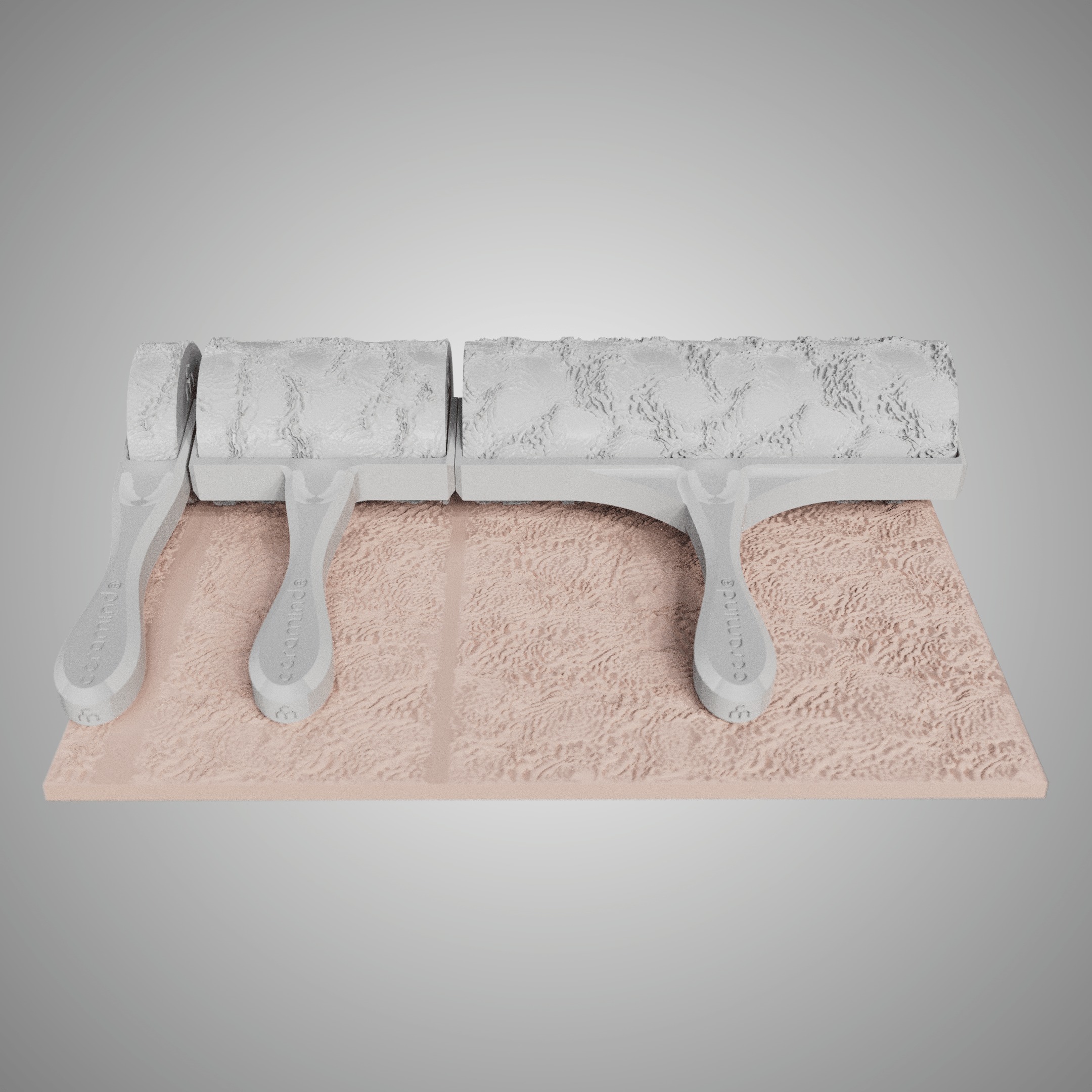 Clay Texture Roller - Coral Texture - Variation 05 - Ceramind® Tools