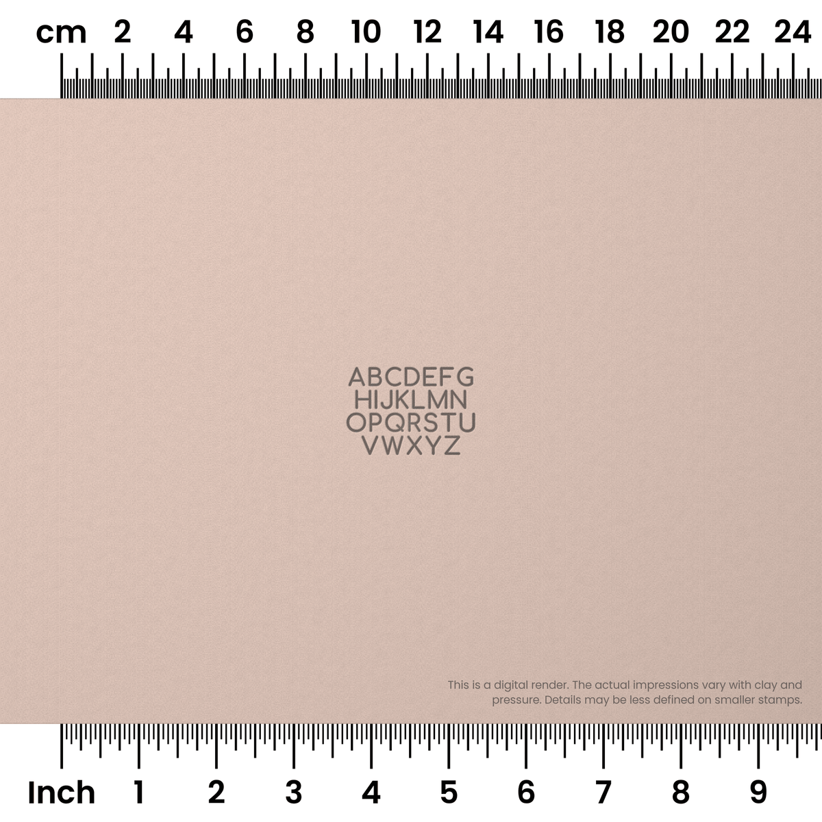 Comfortaa | All Caps | Alphabet Stamp Sets - Ceramind® Tools