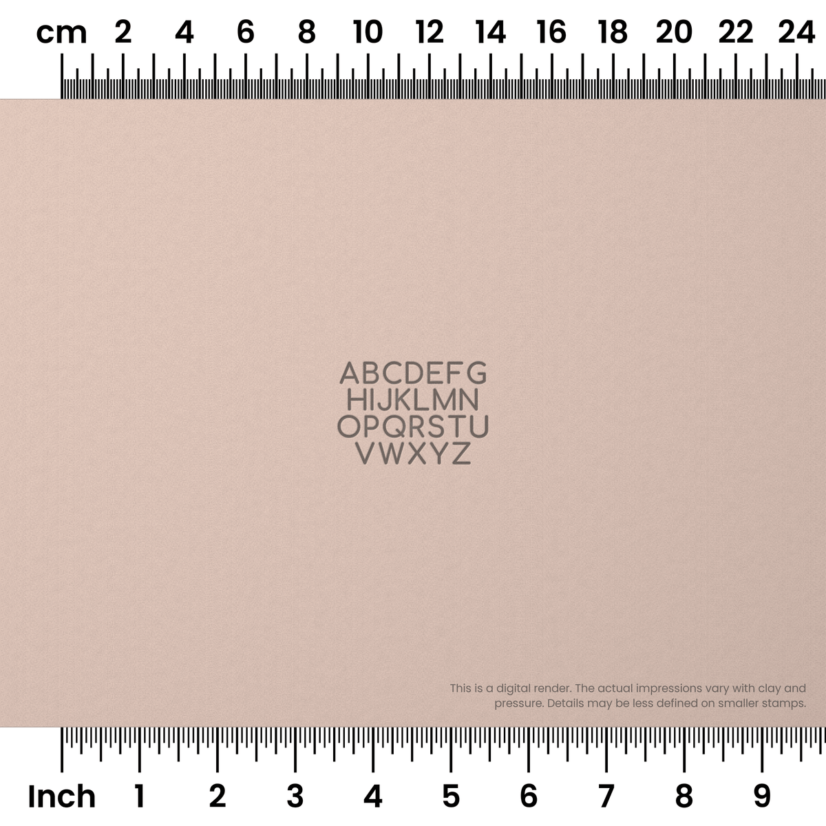 Comfortaa | All Caps | Alphabet Stamp Sets - Ceramind® Tools