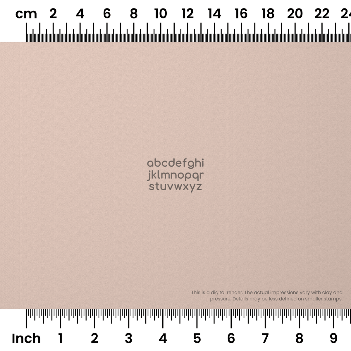Comfortaa | Lowercase | Alphabet Stamp Sets - Ceramind® Tools