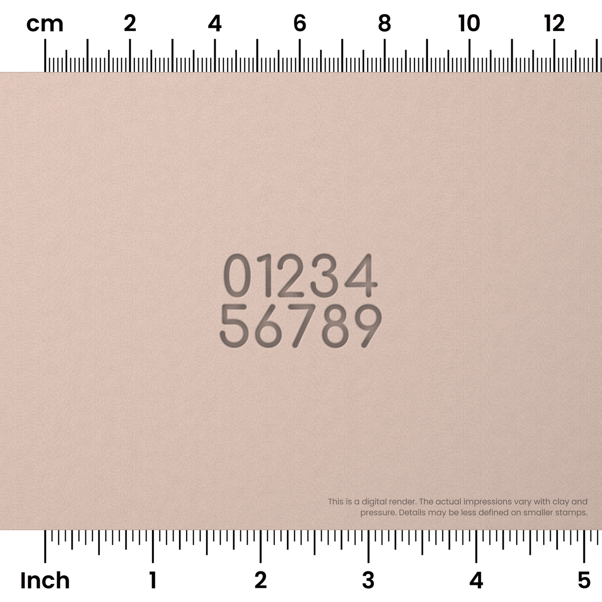 Comfortaa | Number Stamp Sets - Ceramind® Tools
