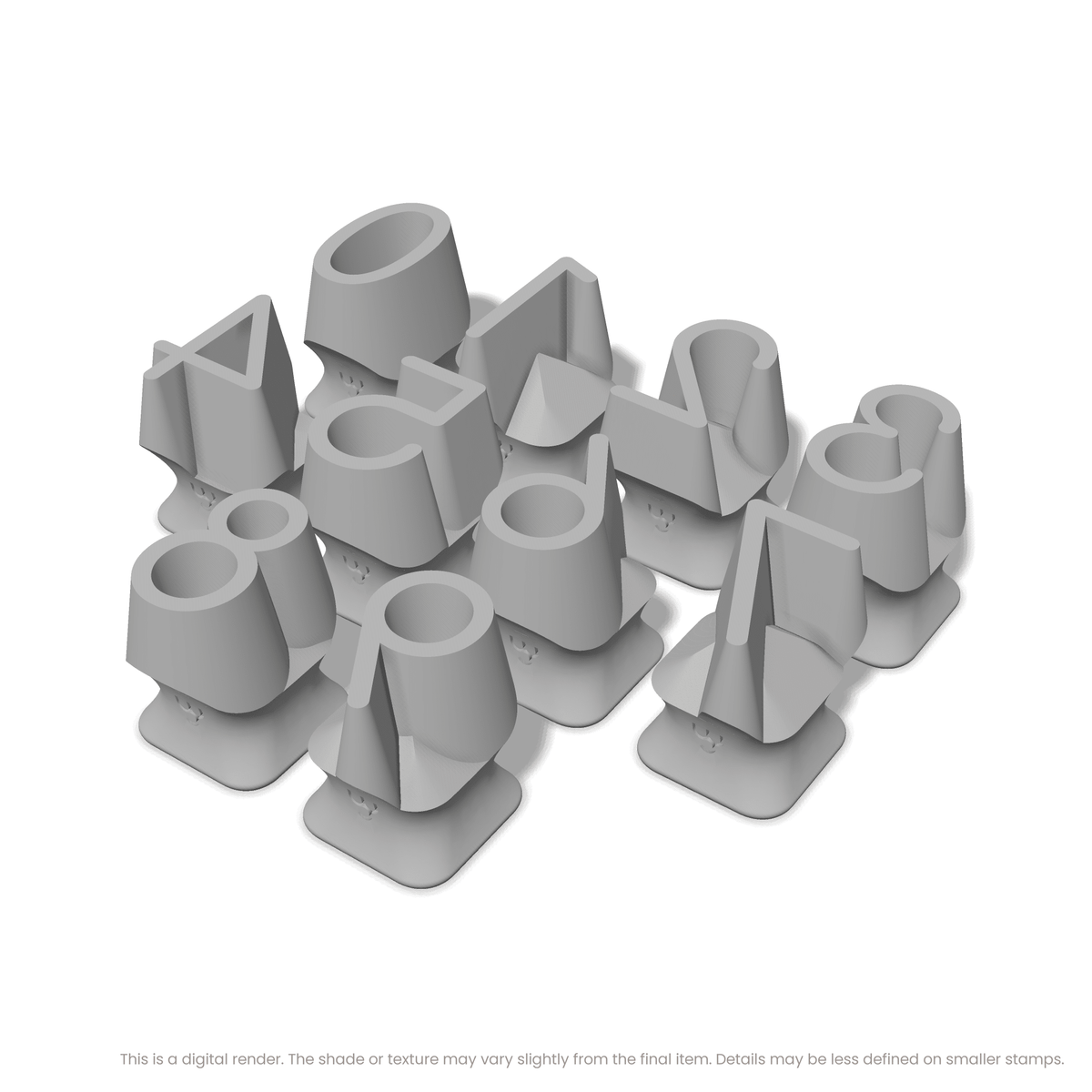 Comfortaa | Number Stamp Sets - Ceramind® Tools