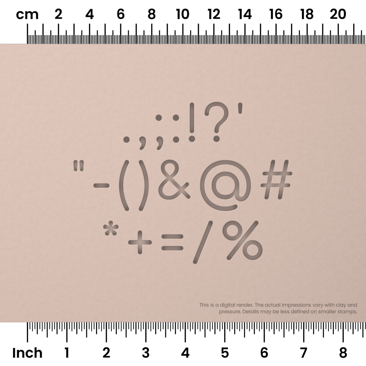 Comfortaa | Symbol Stamp Sets - Ceramind® Tools