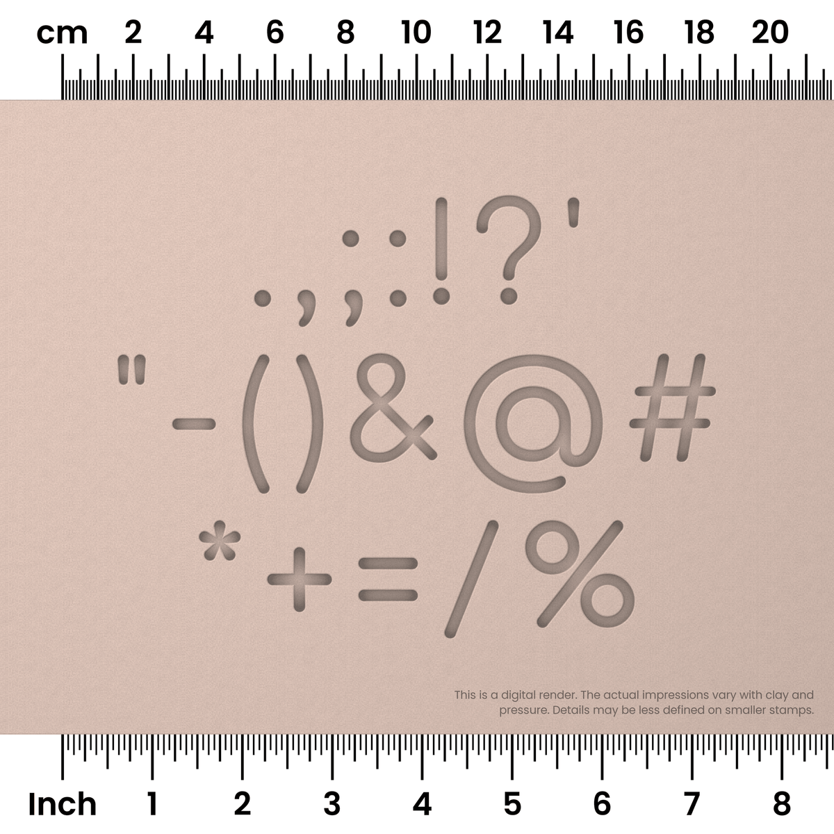 Comfortaa | Symbol Stamp Sets - Ceramind® Tools