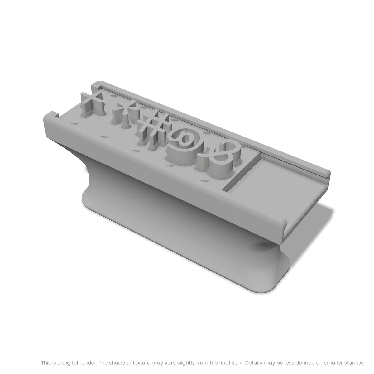 Courier Prime | Font Rail Stamp Sets | Letters, Numbers, and Symbols - Ceramind® Tools