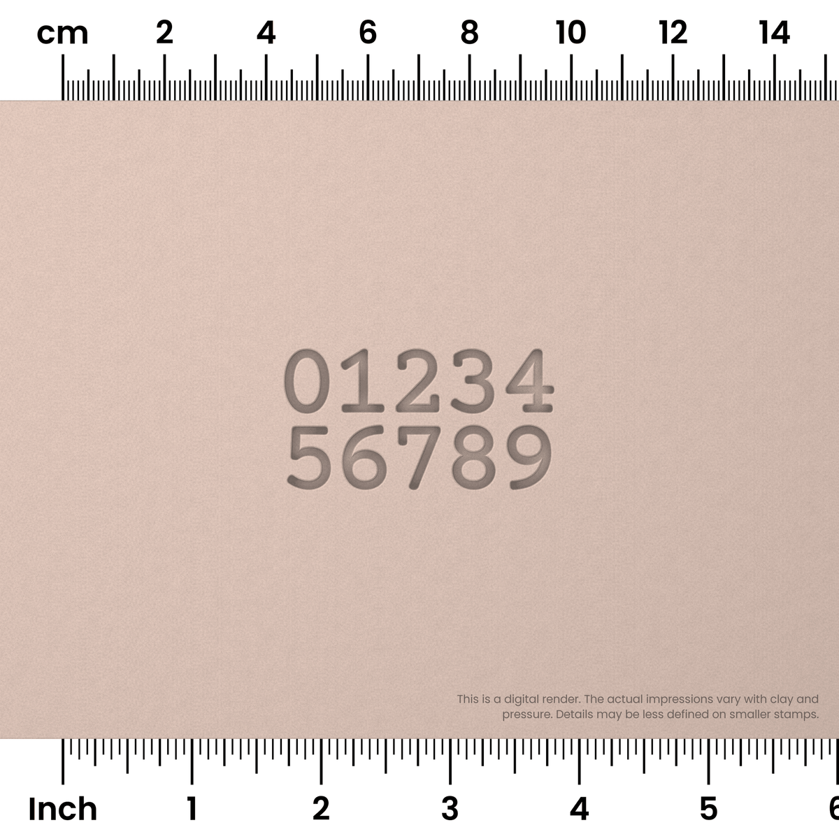 Courier Prime | Number Stamp Sets - Ceramind® Tools