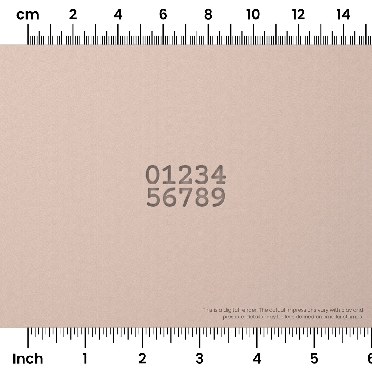 Courier Prime | Number Stamp Sets - Ceramind® Tools