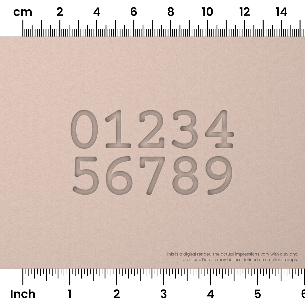 Courier Prime | Number Stamp Sets - Ceramind® Tools