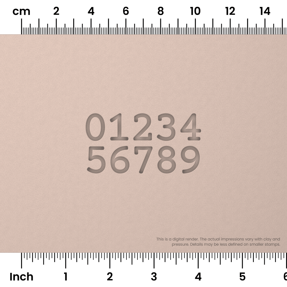 Courier Prime | Number Stamp Sets - Ceramind® Tools