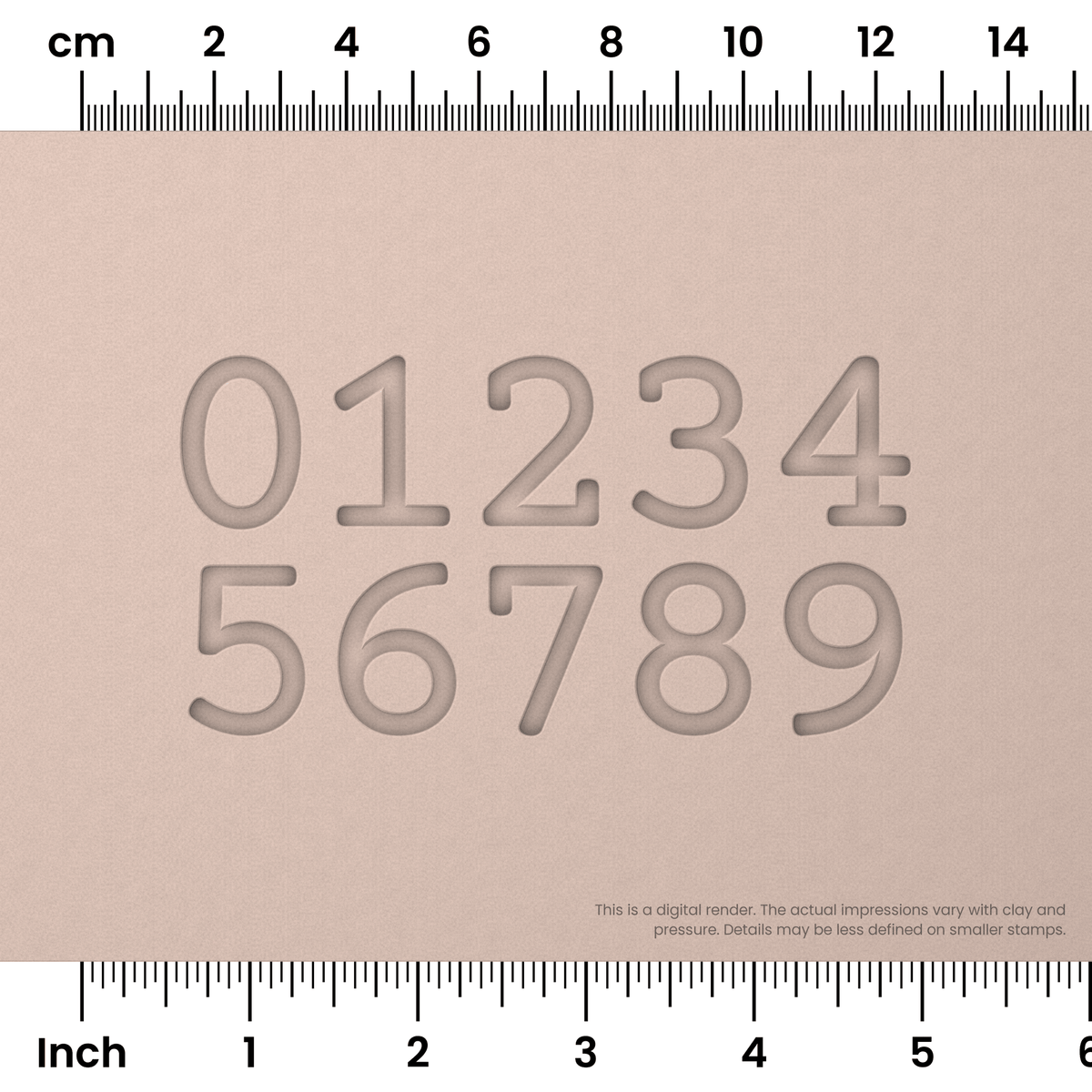 Courier Prime | Number Stamp Sets - Ceramind® Tools
