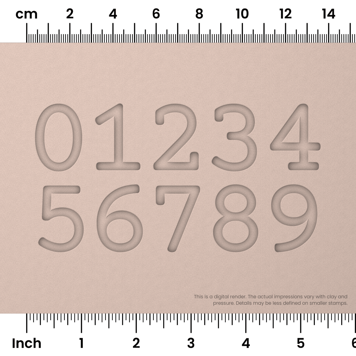 Courier Prime | Number Stamp Sets - Ceramind® Tools