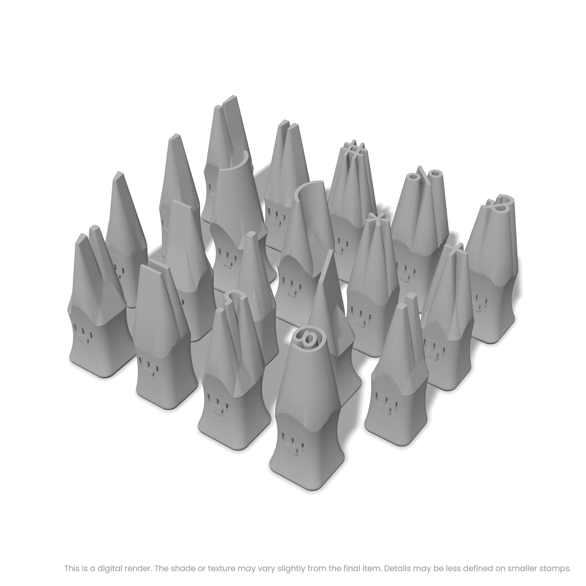 Courier Prime | Symbol Stamp Sets - Ceramind® Tools