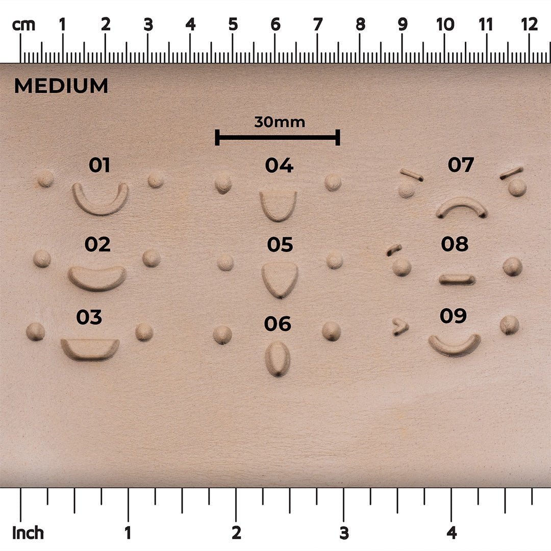 Facial Expressions Stamp Set - Ceramind® Tools