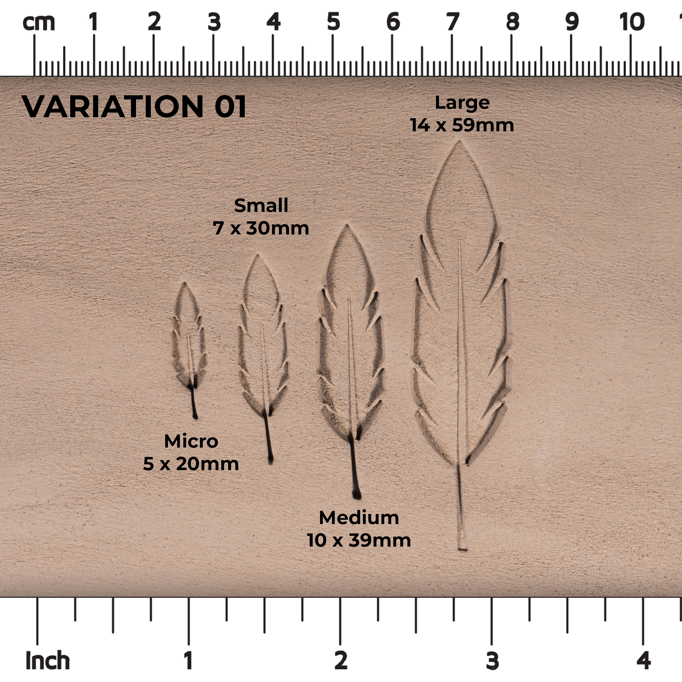 Feather Stamps - Ceramind® Tools