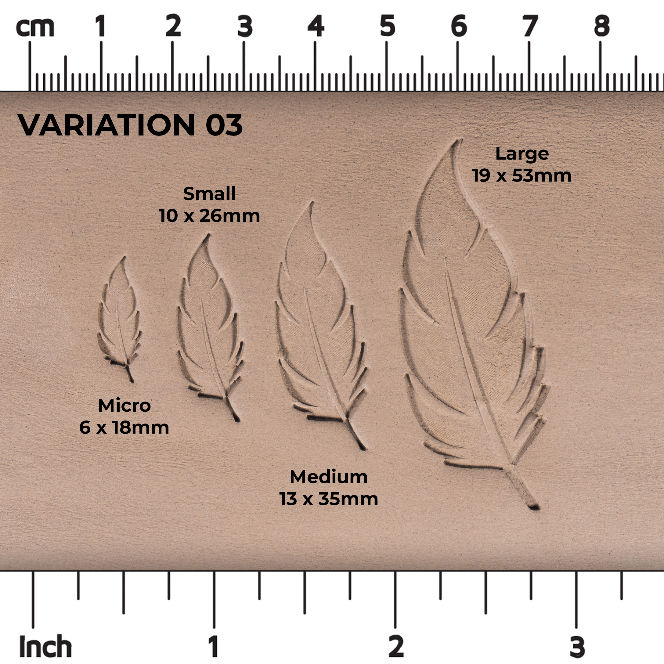 Feather Stamps - Ceramind® Tools