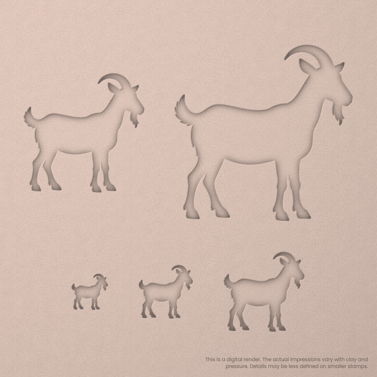 Goat Stamps - Ceramind® Tools