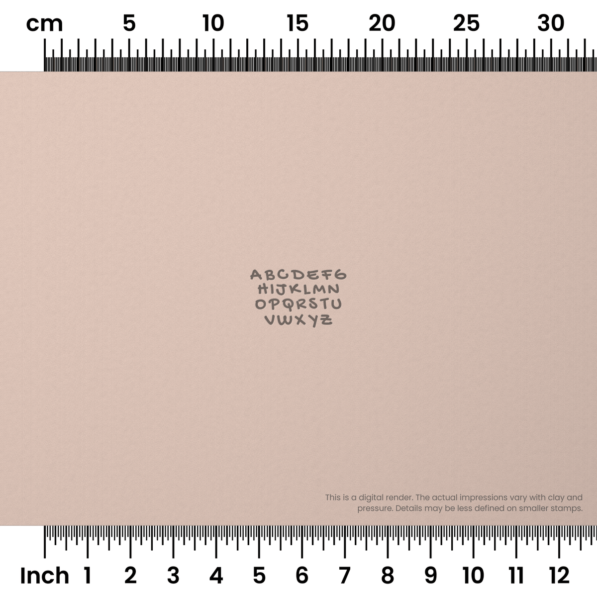 Gochi Hand | All Caps | Alphabet Stamp Sets - Ceramind® Tools