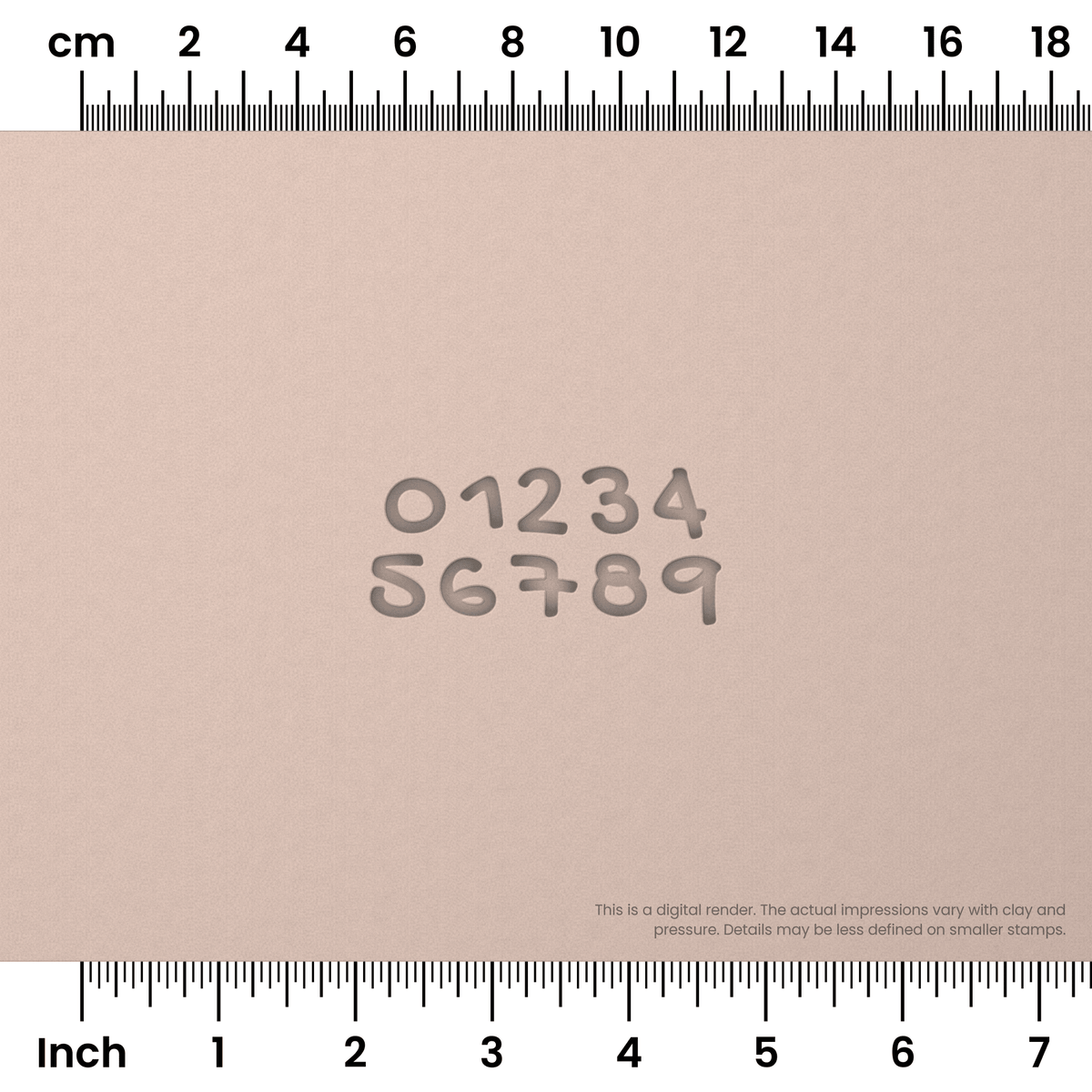 Gochi Hand | Number Stamp Sets - Ceramind® Tools