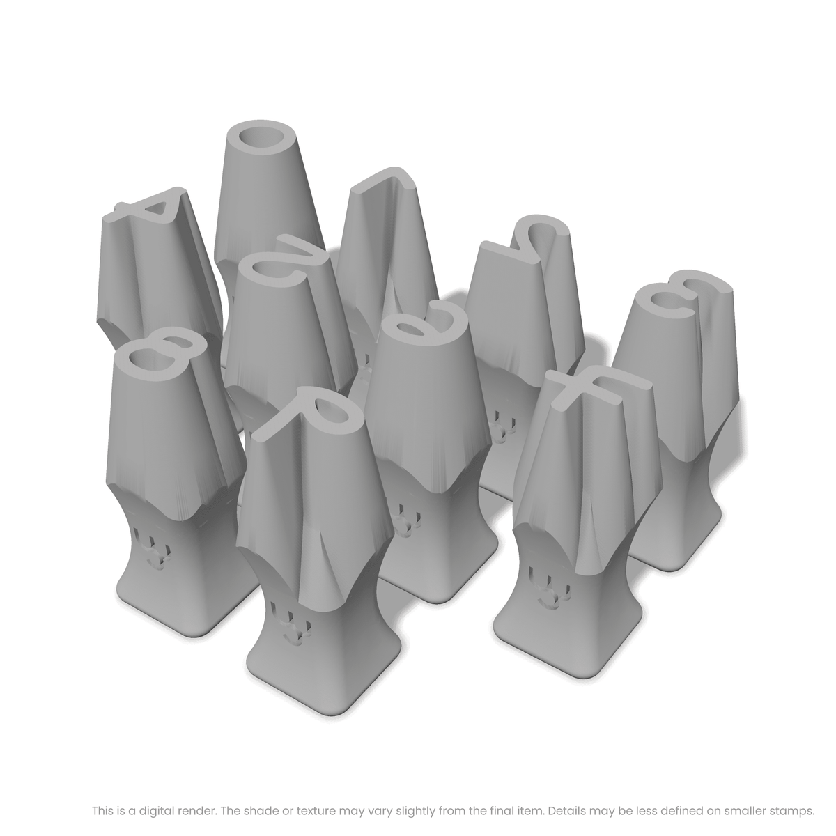 Gochi Hand | Number Stamp Sets - Ceramind® Tools