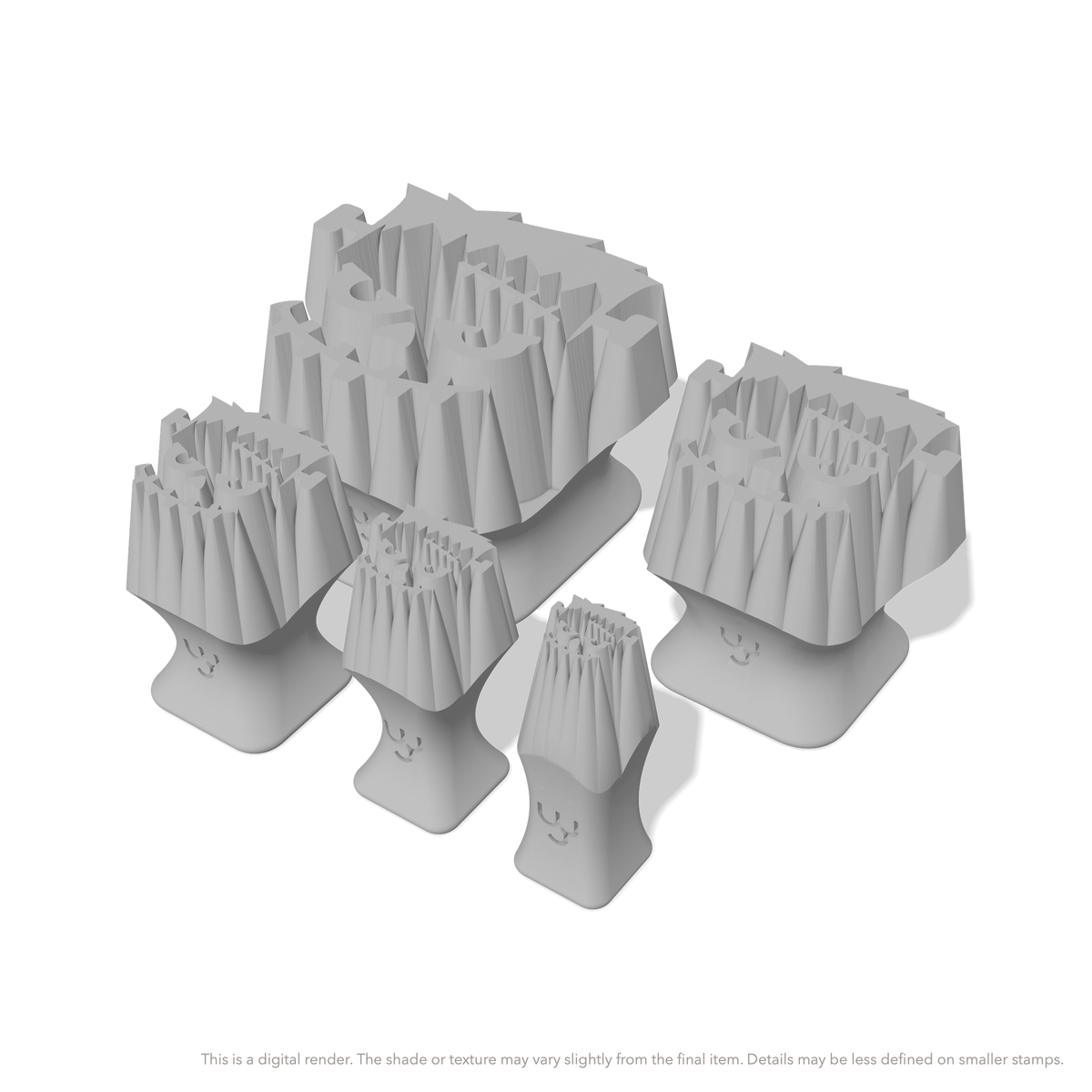 Halloween Frankenstein Head Stamps - Ceramind® Tools