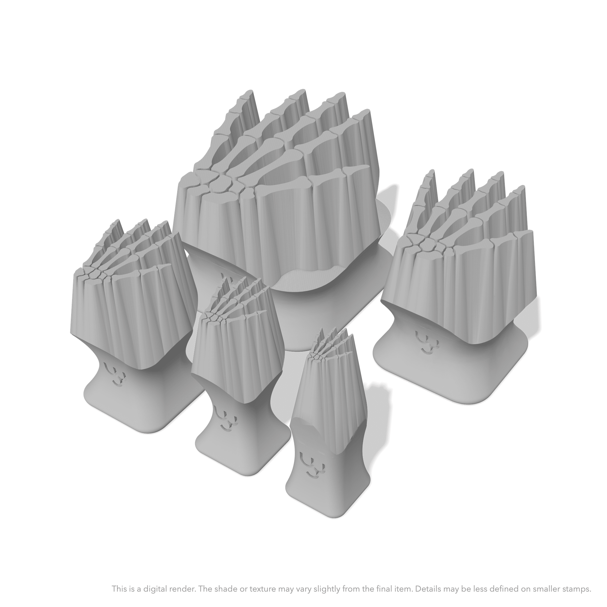 Halloween Skeleton Hand Stamps - Ceramind® Tools