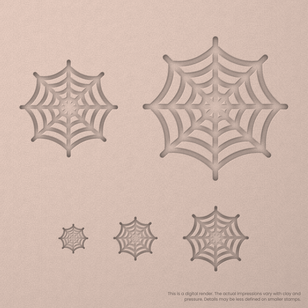 Halloween Spider Web Stamps - Ceramind® Tools