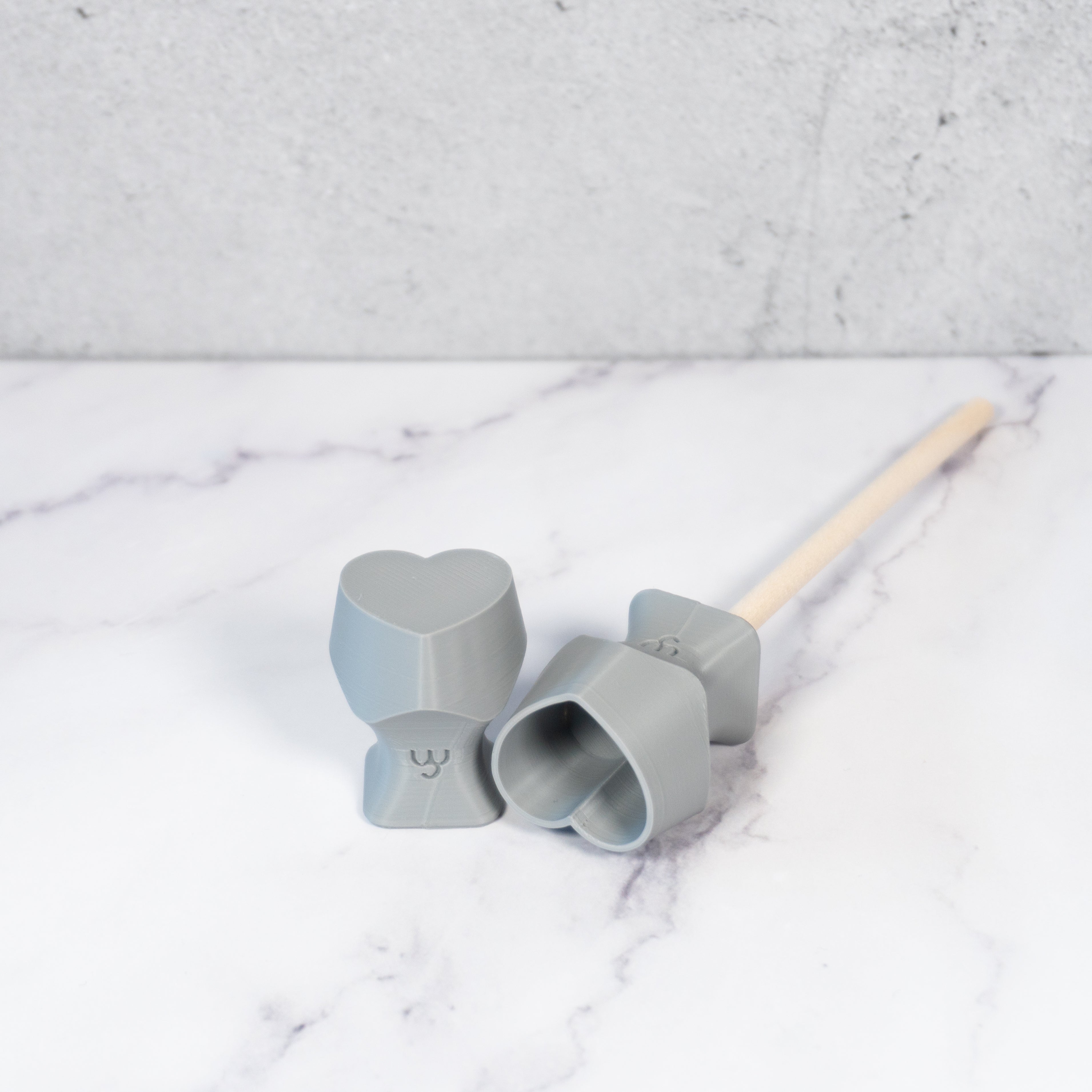 Heart Stamp Set of 10 - Ceramind® Tools