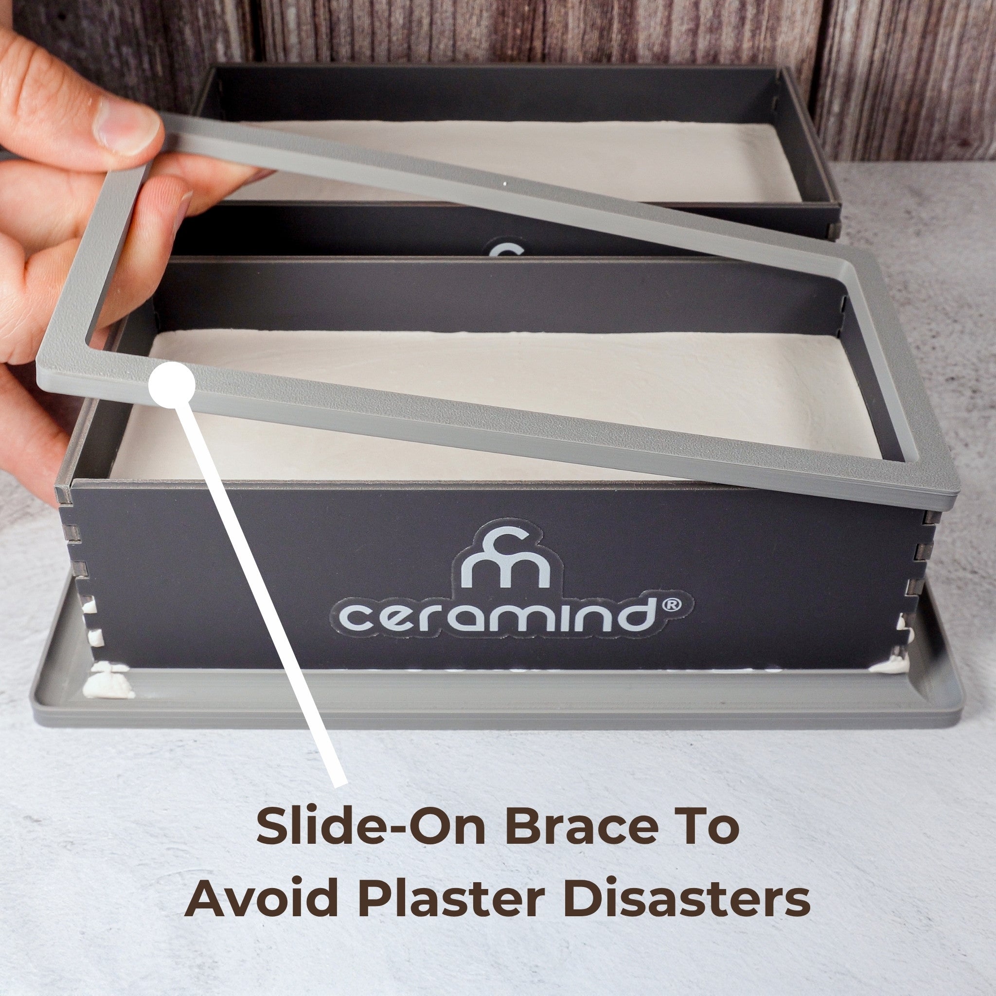 Hexagon Handle | Master Slip Casting Mold Kit | 3 Styles, 7 Sizes, 21 Total Variations - Ceramind® Tools