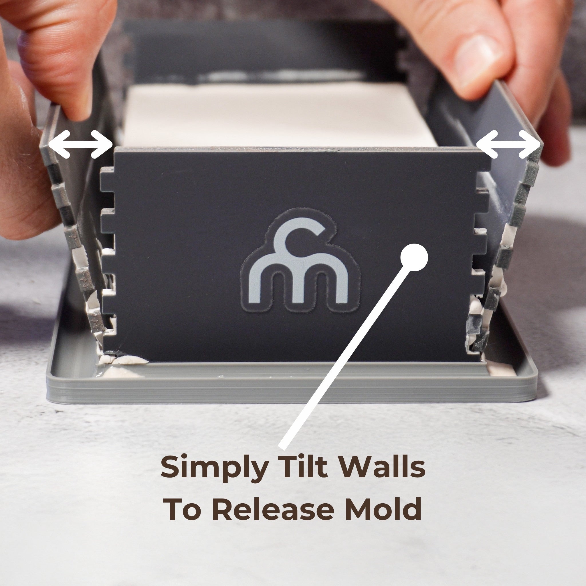 Hexagon Handle | Master Slip Casting Mold Kit | 3 Styles, 7 Sizes, 21 Total Variations - Ceramind® Tools