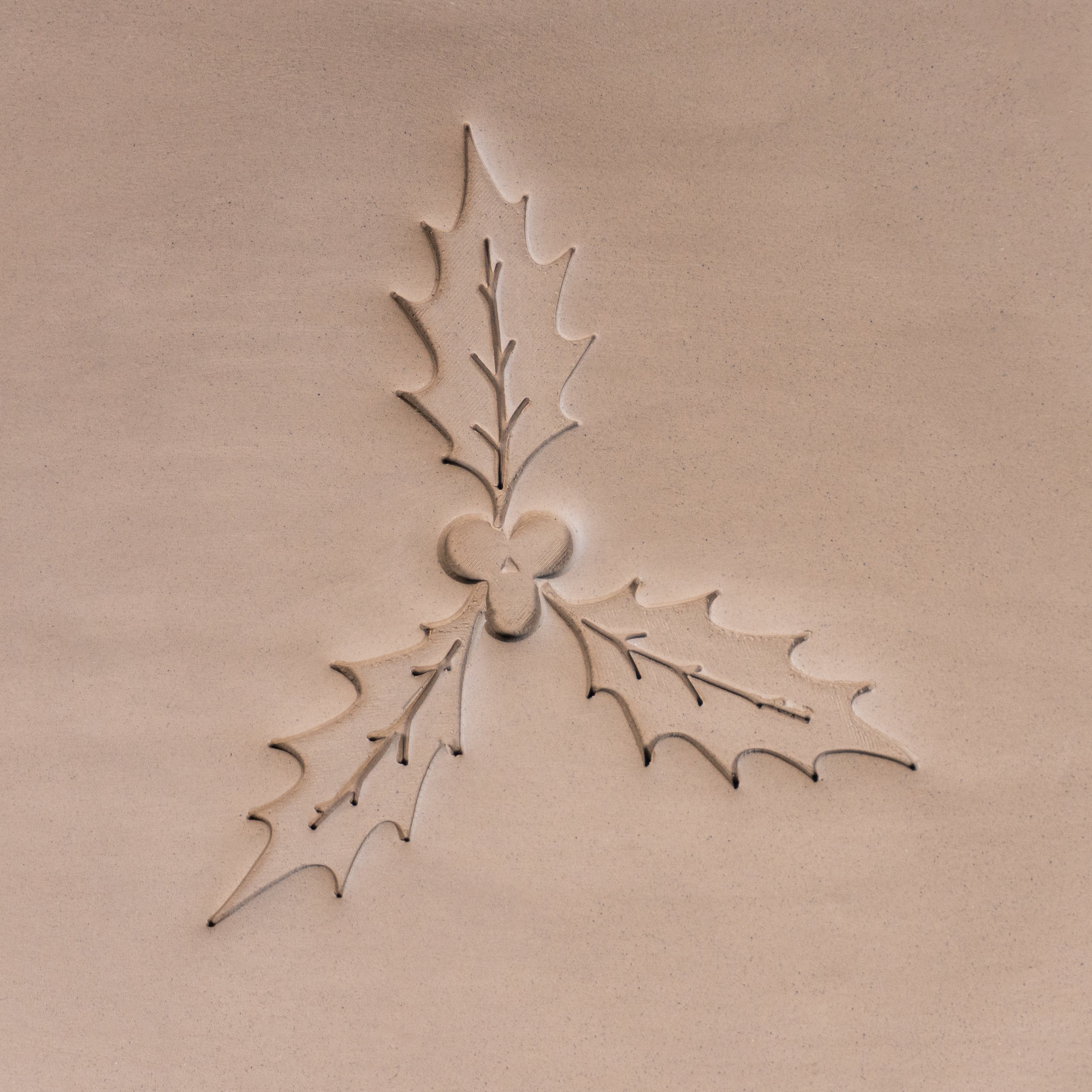 Holly Leaf & Berry Stamps - 3 Sizes - Ceramind® Tools
