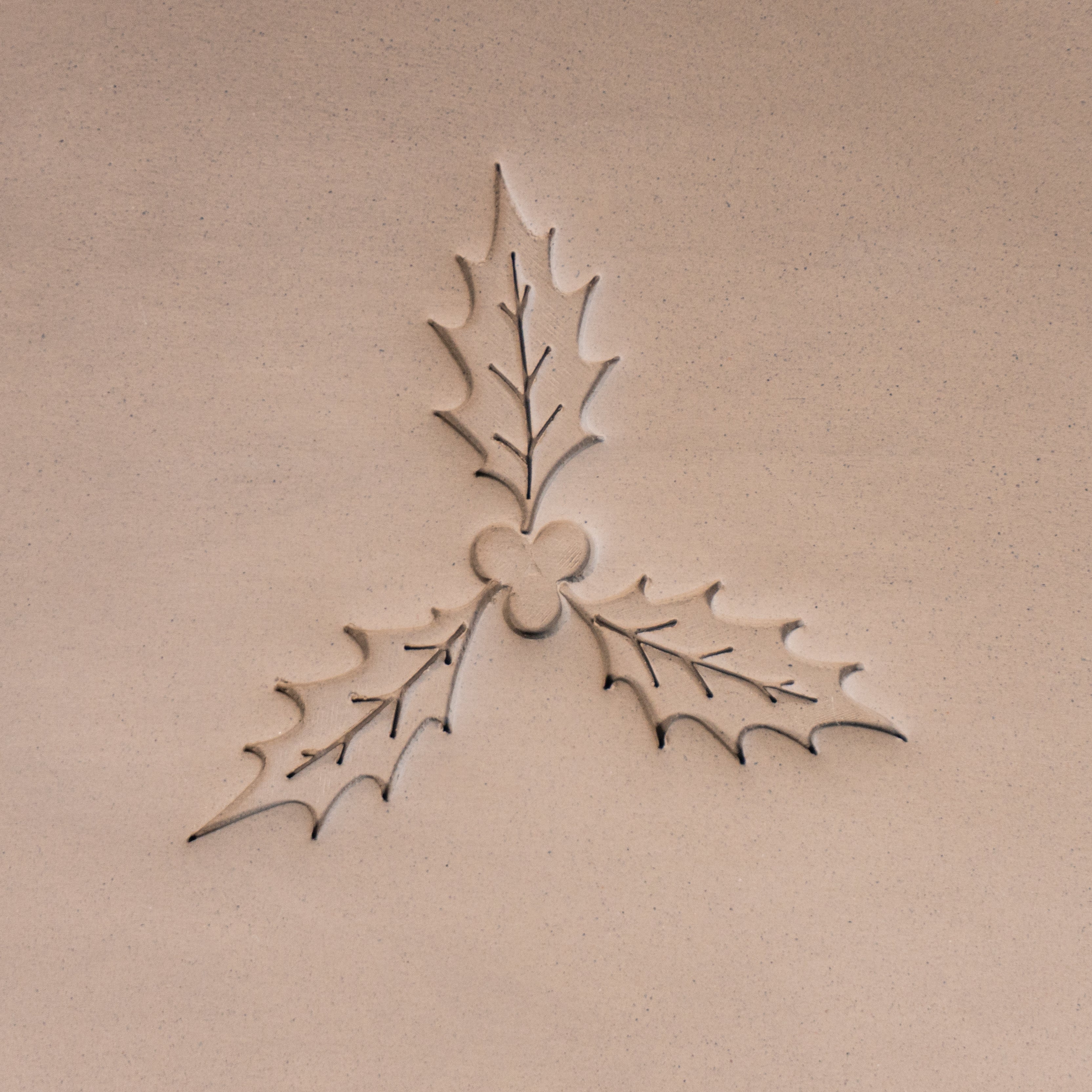 Holly Leaf & Berry Stamps - 3 Sizes - Ceramind® Tools
