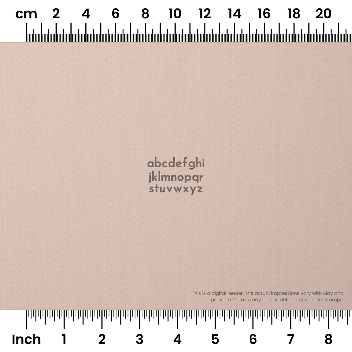 Josefin Sans | Lowercase | Alphabet Stamp Sets - Ceramind® Tools