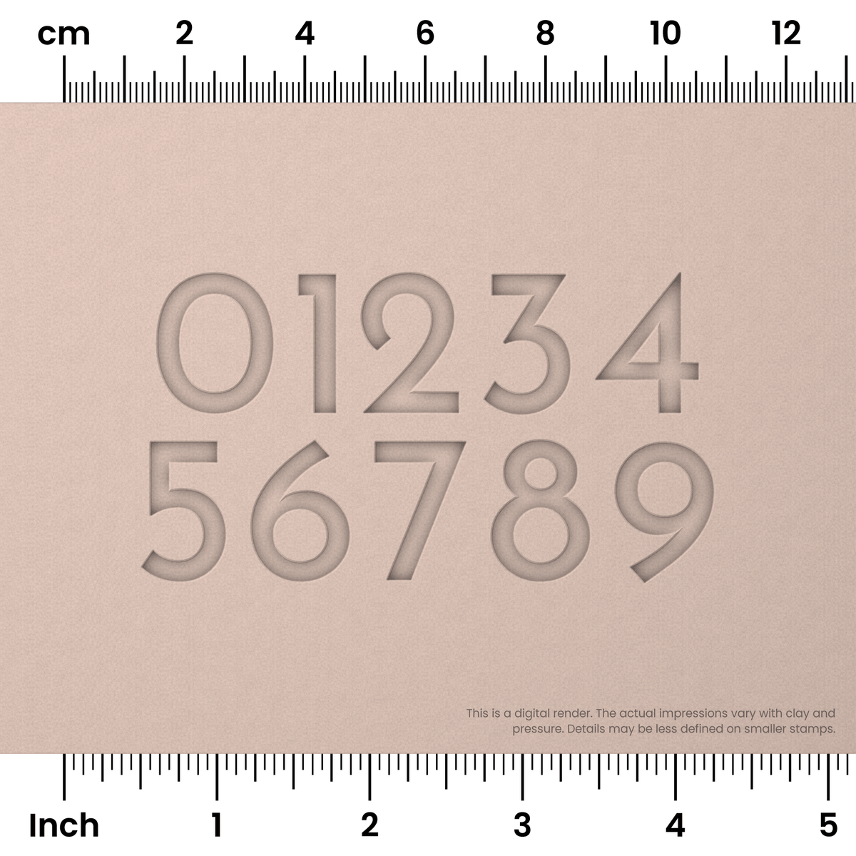 Josefin Sans | Number Stamp Sets - Ceramind® Tools