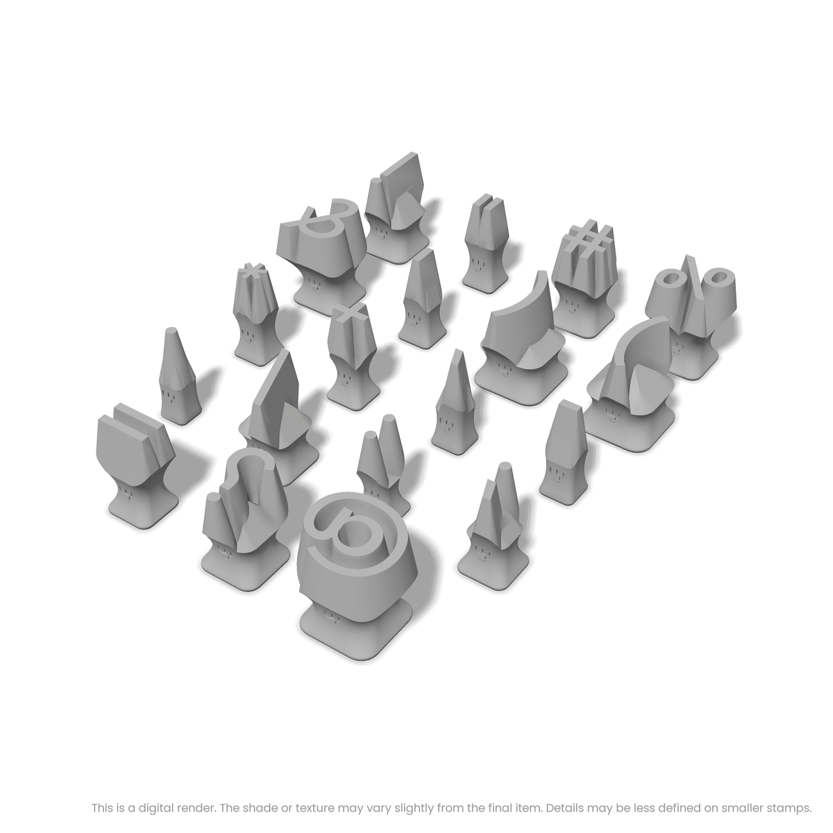 Josefin Sans | Symbol Stamp Sets - Ceramind® Tools