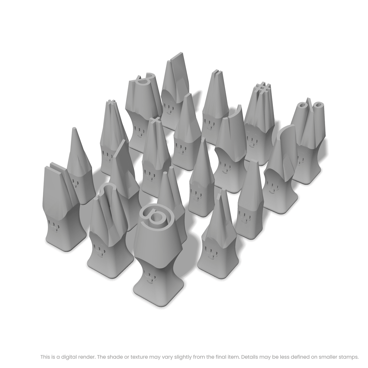Josefin Sans | Symbol Stamp Sets - Ceramind® Tools