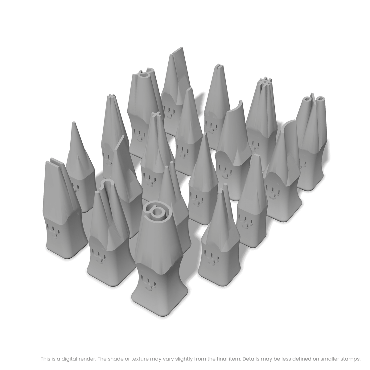 Josefin Sans | Symbol Stamp Sets - Ceramind® Tools