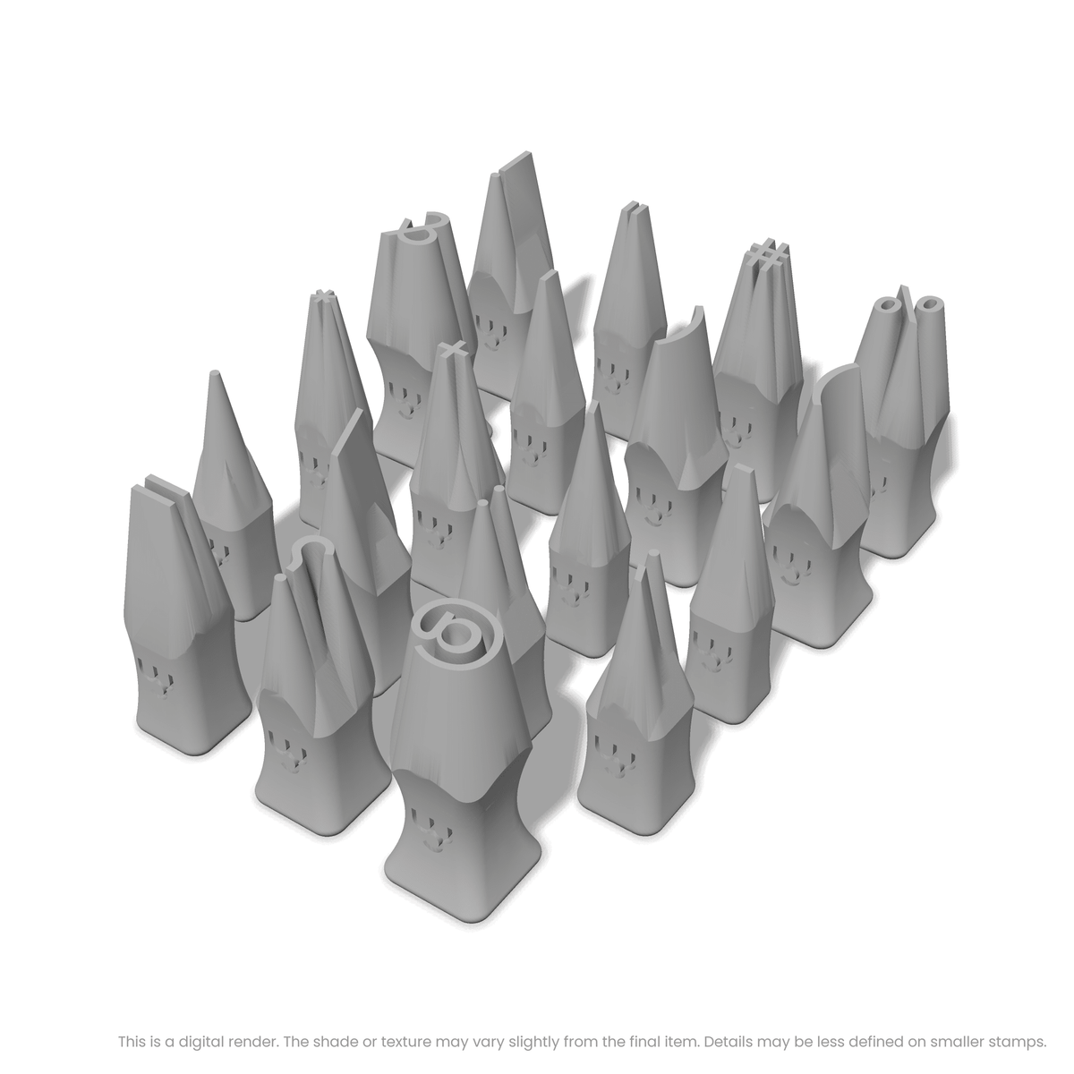 Josefin Sans | Symbol Stamp Sets - Ceramind® Tools