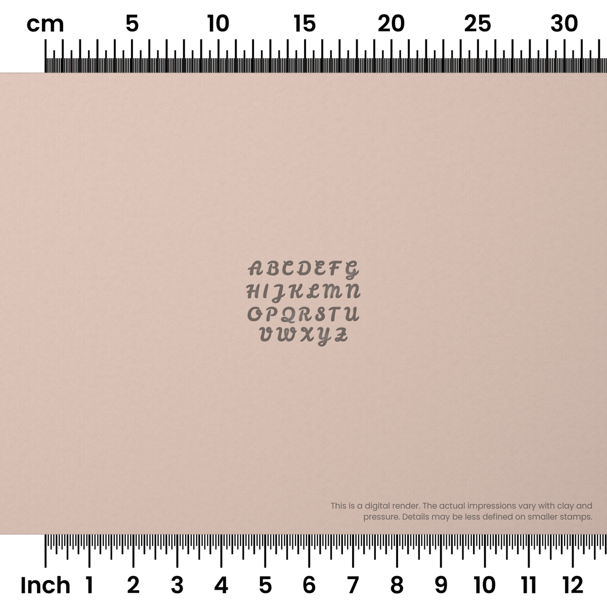 Leckerli One | All Caps | Alphabet Stamp Sets - Ceramind® Tools