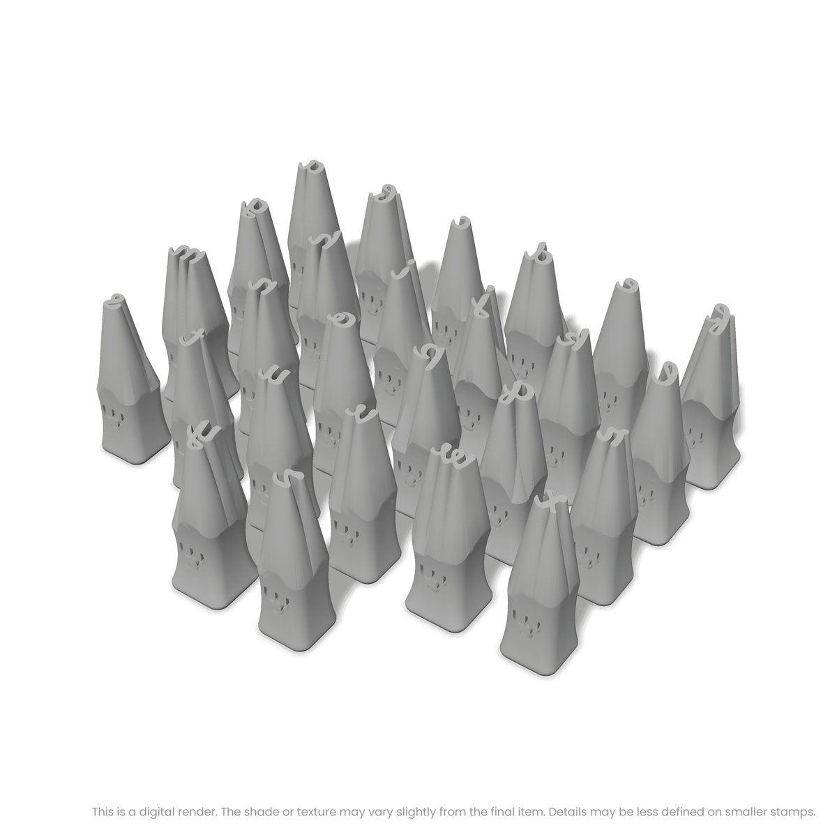 Leckerli One | Lowercase | Alphabet Stamp Sets - Ceramind® Tools
