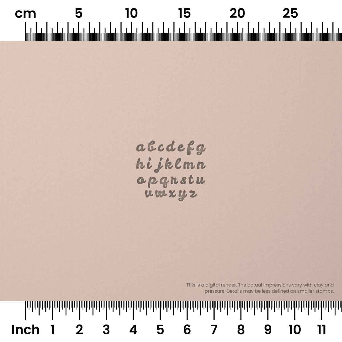 Leckerli One | Lowercase | Alphabet Stamp Sets - Ceramind® Tools