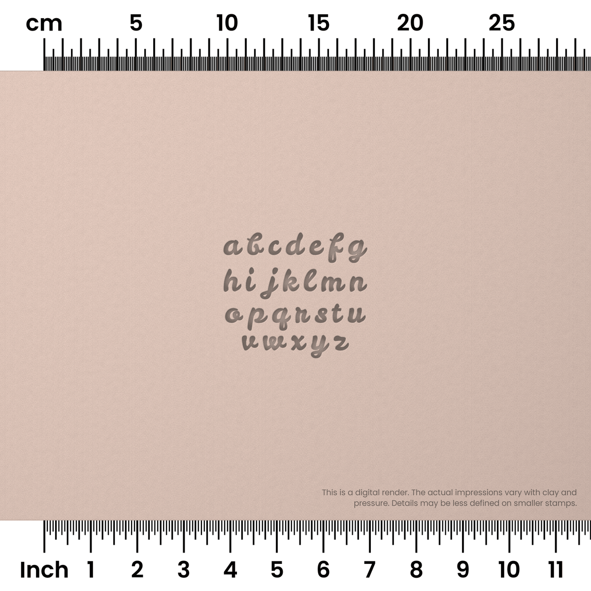 Leckerli One | Lowercase | Alphabet Stamp Sets - Ceramind® Tools
